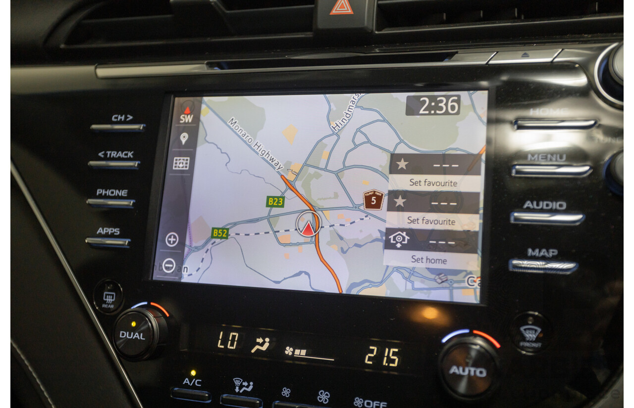 07/2018 Toyota Camry SX ASV70R MY18 4d Sedan Lunar Blue V6 3.5L