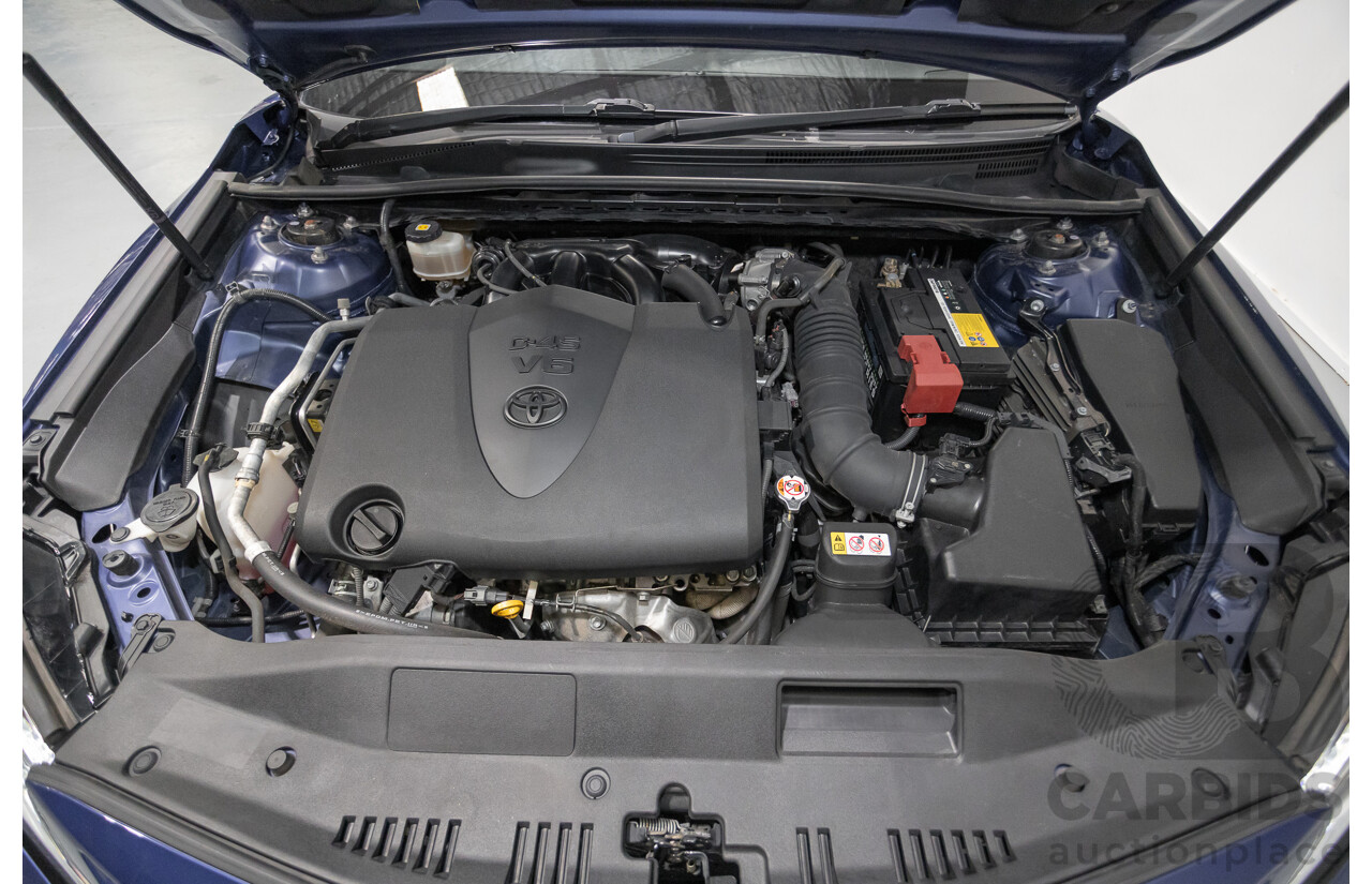 07/2018 Toyota Camry SX ASV70R MY18 4d Sedan Lunar Blue V6 3.5L