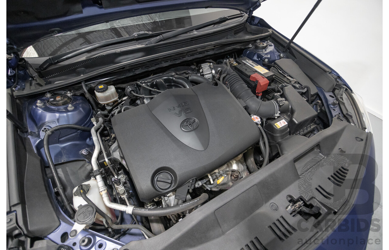 07/2018 Toyota Camry SX ASV70R MY18 4d Sedan Lunar Blue V6 3.5L