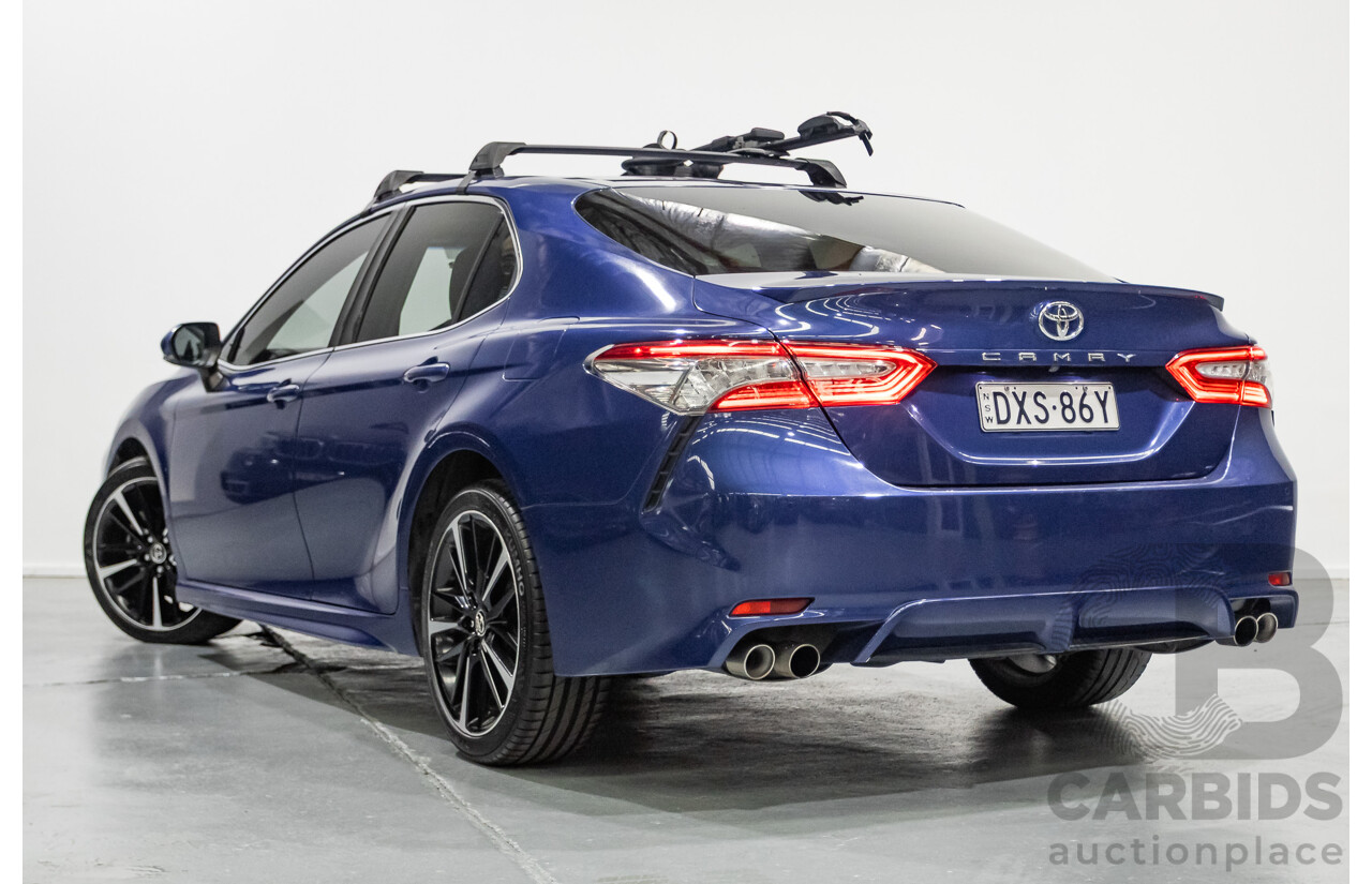 07/2018 Toyota Camry SX ASV70R MY18 4d Sedan Lunar Blue V6 3.5L