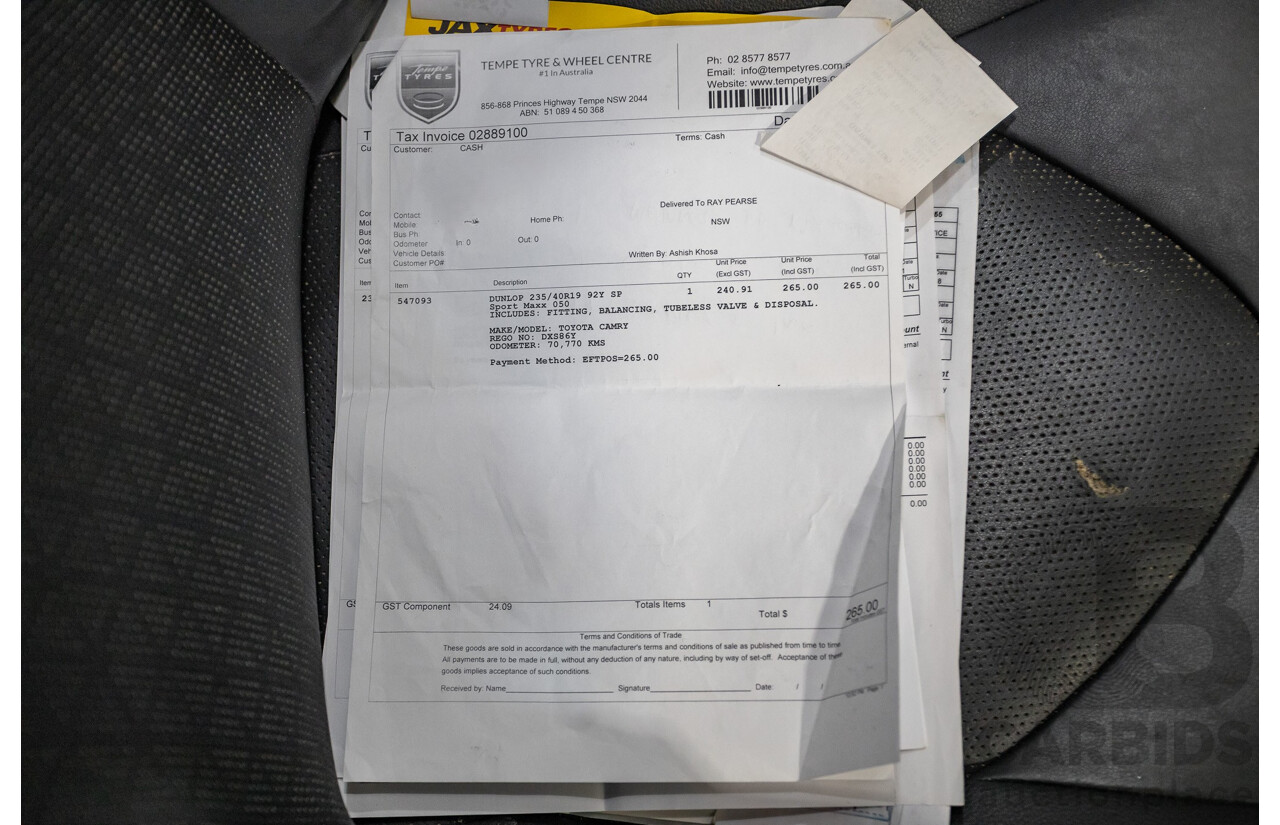 07/2018 Toyota Camry SX ASV70R MY18 4d Sedan Lunar Blue V6 3.5L