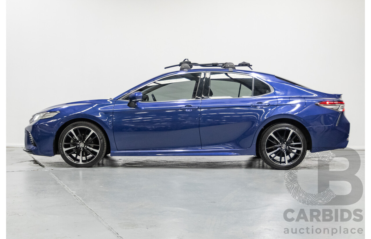 07/2018 Toyota Camry SX ASV70R MY18 4d Sedan Lunar Blue V6 3.5L