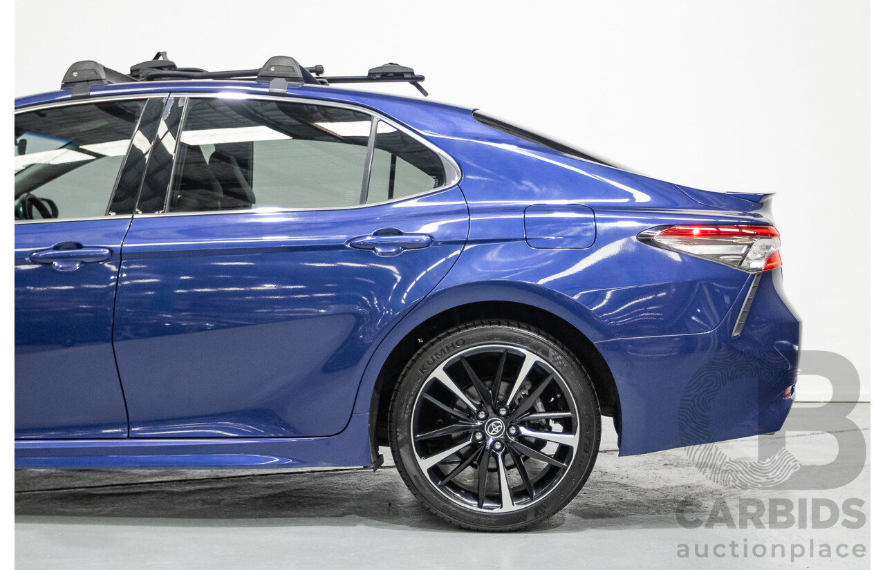 07/2018 Toyota Camry SX ASV70R MY18 4d Sedan Lunar Blue V6 3.5L