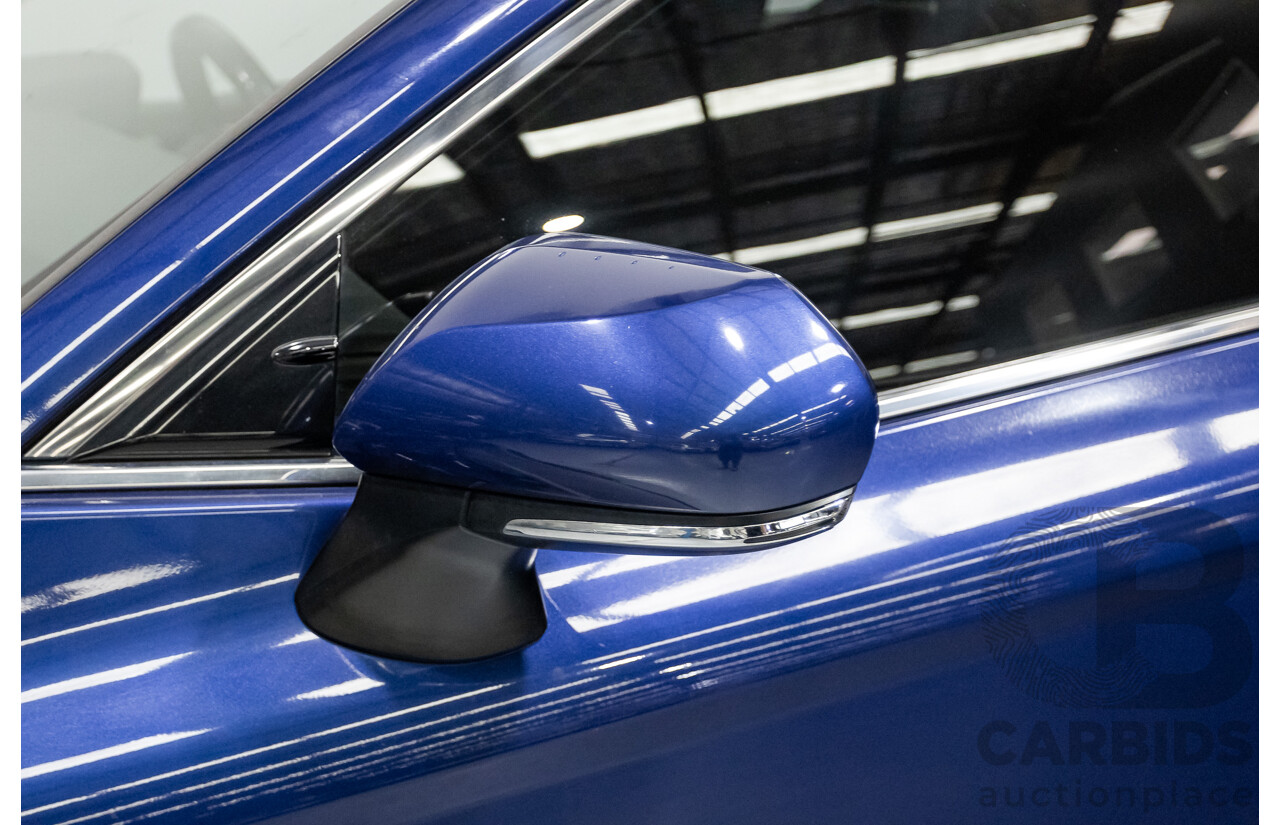 07/2018 Toyota Camry SX ASV70R MY18 4d Sedan Lunar Blue V6 3.5L