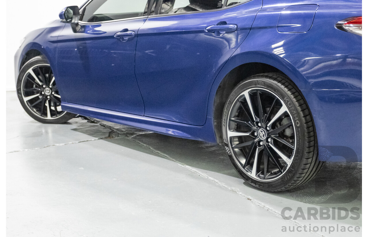 07/2018 Toyota Camry SX ASV70R MY18 4d Sedan Lunar Blue V6 3.5L