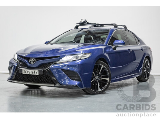 07/2018 Toyota Camry SX ASV70R MY18 4d Sedan Lunar Blue V6 3.5L