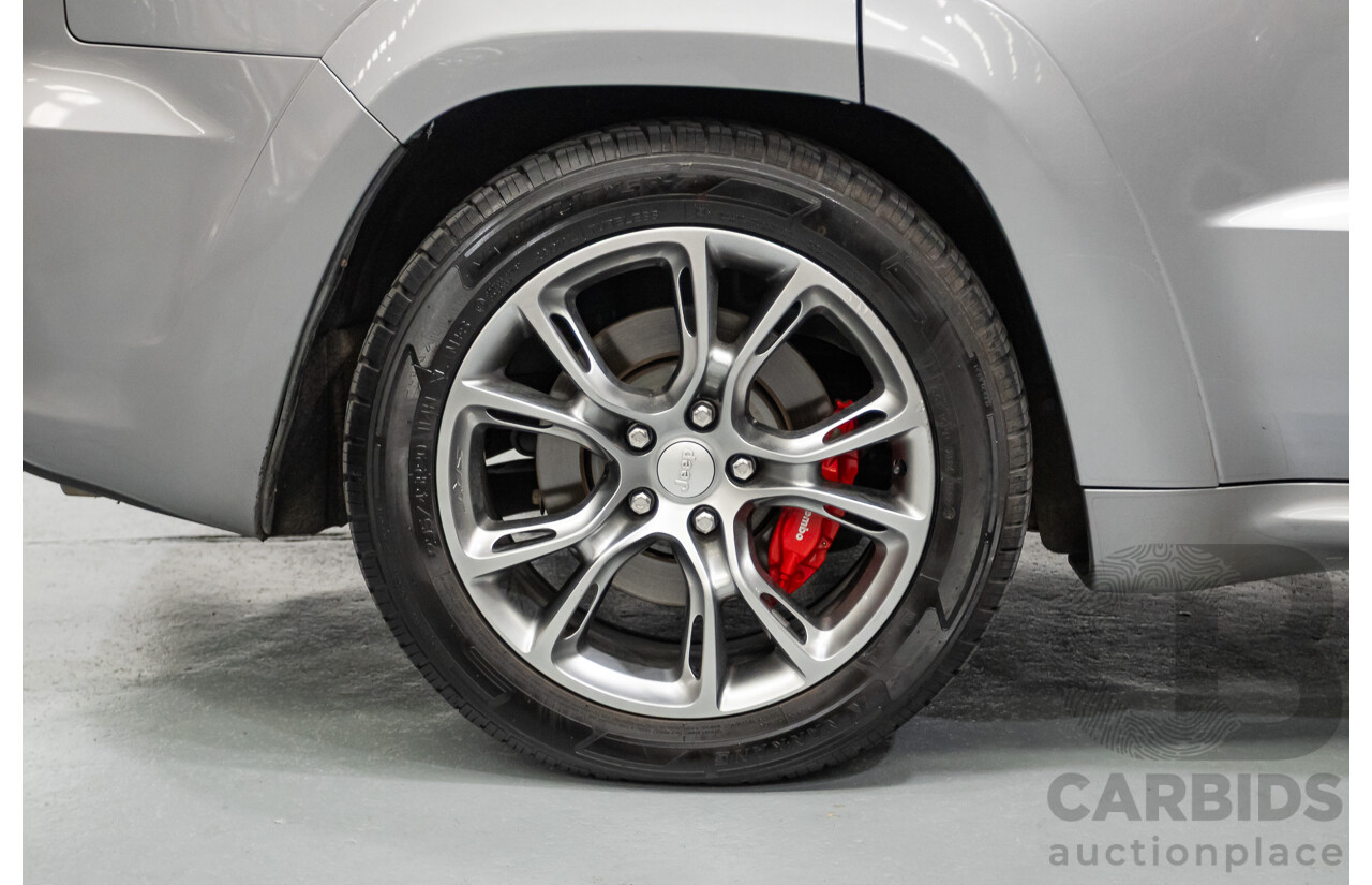 4/2015 Jeep Grand Cherokee SRT 8 (4x4) WK MY15 4d Wagon Billet Silver Metallic V8 6.4L - Modified