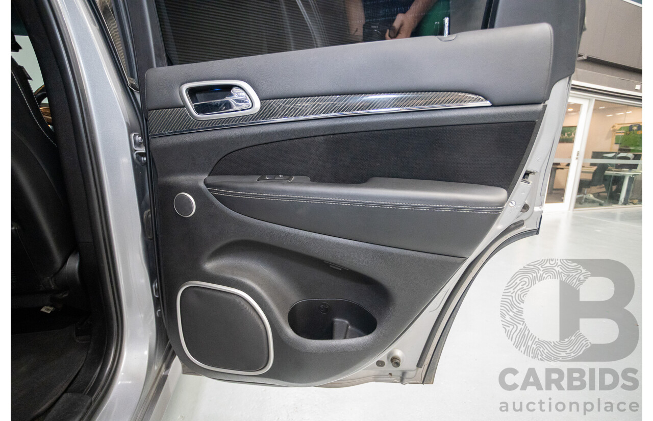 4/2015 Jeep Grand Cherokee SRT 8 (4x4) WK MY15 4d Wagon Billet Silver Metallic V8 6.4L - Modified