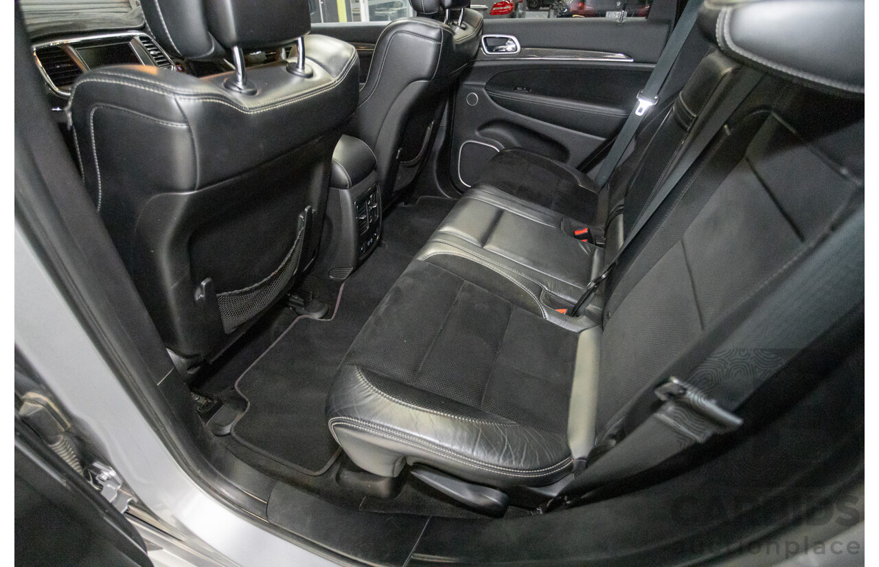 4/2015 Jeep Grand Cherokee SRT 8 (4x4) WK MY15 4d Wagon Billet Silver Metallic V8 6.4L - Modified