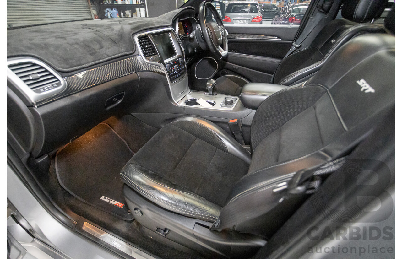 4/2015 Jeep Grand Cherokee SRT 8 (4x4) WK MY15 4d Wagon Billet Silver Metallic V8 6.4L - Modified