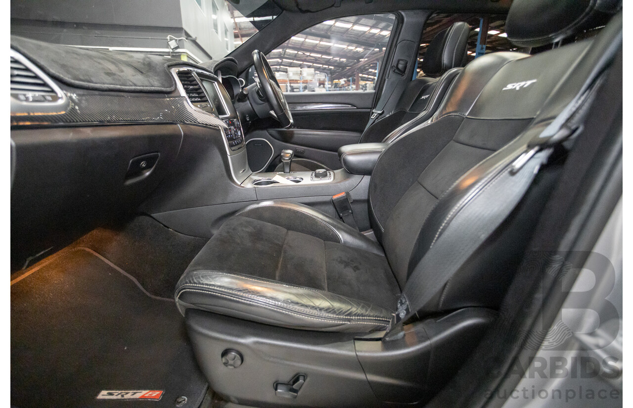 4/2015 Jeep Grand Cherokee SRT 8 (4x4) WK MY15 4d Wagon Billet Silver Metallic V8 6.4L - Modified