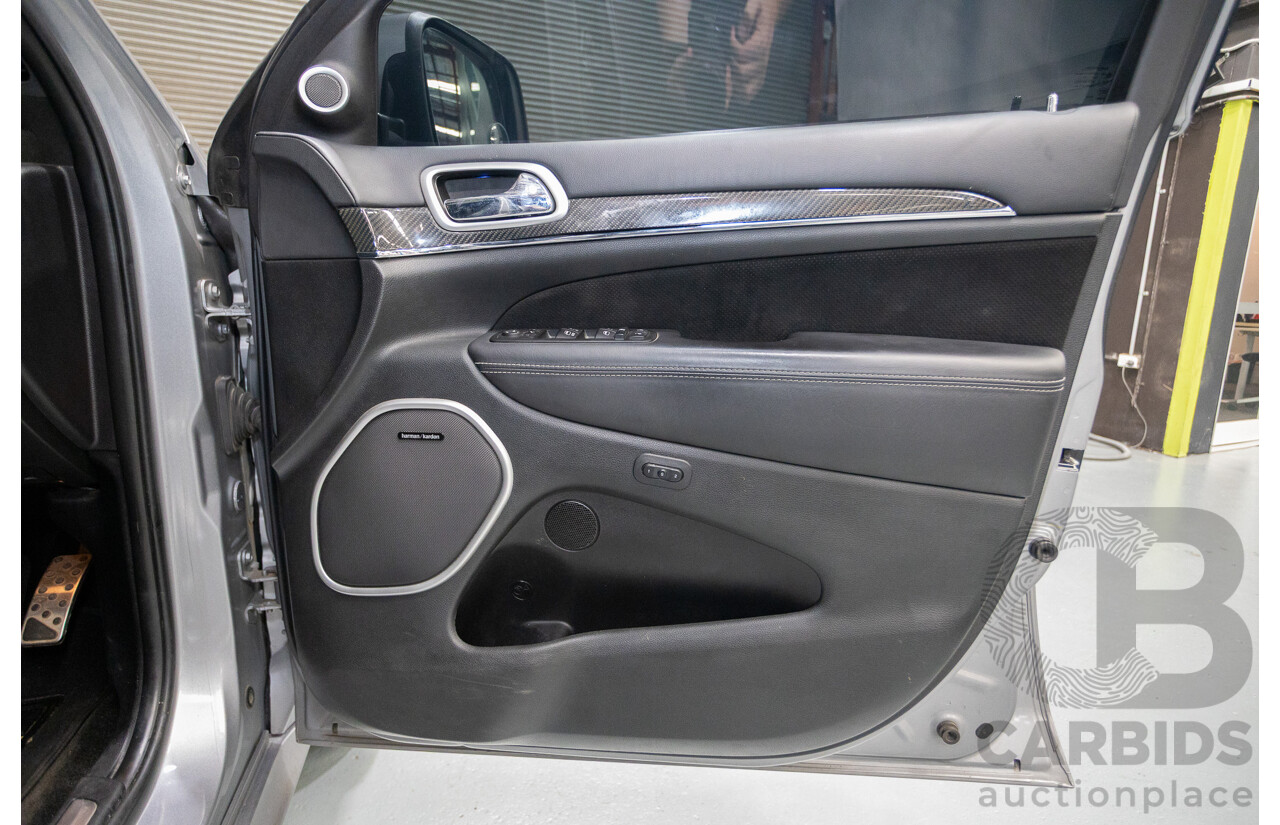 4/2015 Jeep Grand Cherokee SRT 8 (4x4) WK MY15 4d Wagon Billet Silver Metallic V8 6.4L - Modified