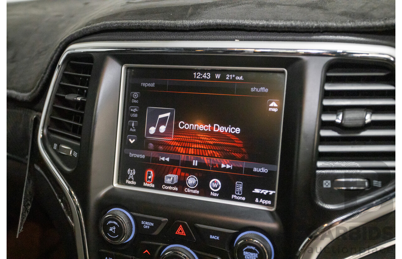 4/2015 Jeep Grand Cherokee SRT 8 (4x4) WK MY15 4d Wagon Billet Silver Metallic V8 6.4L - Modified