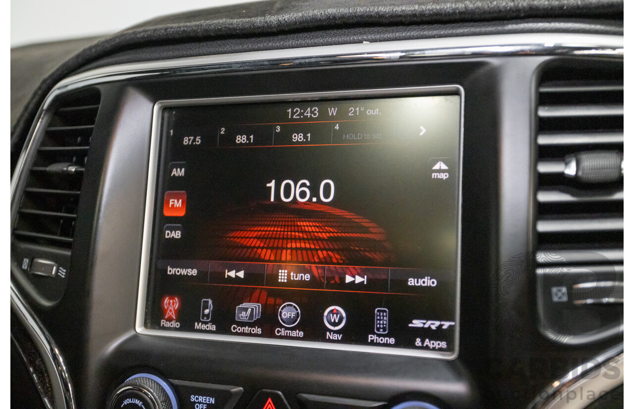 4/2015 Jeep Grand Cherokee SRT 8 (4x4) WK MY15 4d Wagon Billet Silver Metallic V8 6.4L - Modified