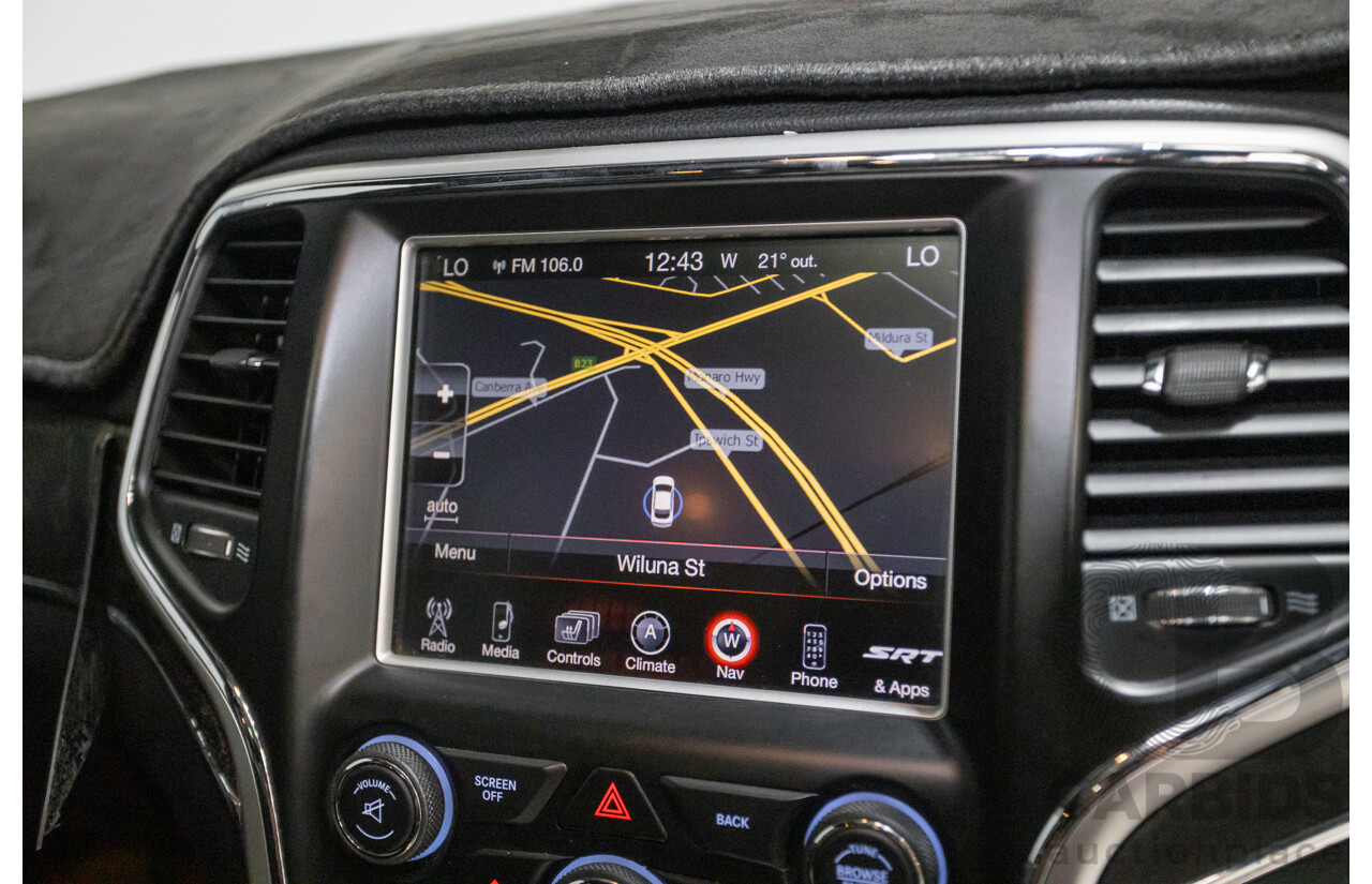 4/2015 Jeep Grand Cherokee SRT 8 (4x4) WK MY15 4d Wagon Billet Silver Metallic V8 6.4L - Modified