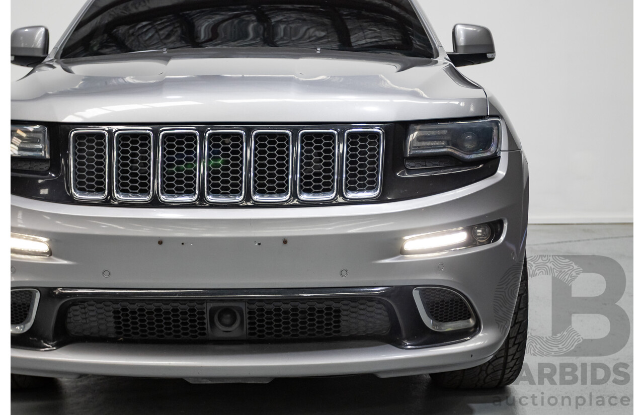 4/2015 Jeep Grand Cherokee SRT 8 (4x4) WK MY15 4d Wagon Billet Silver Metallic V8 6.4L - Modified