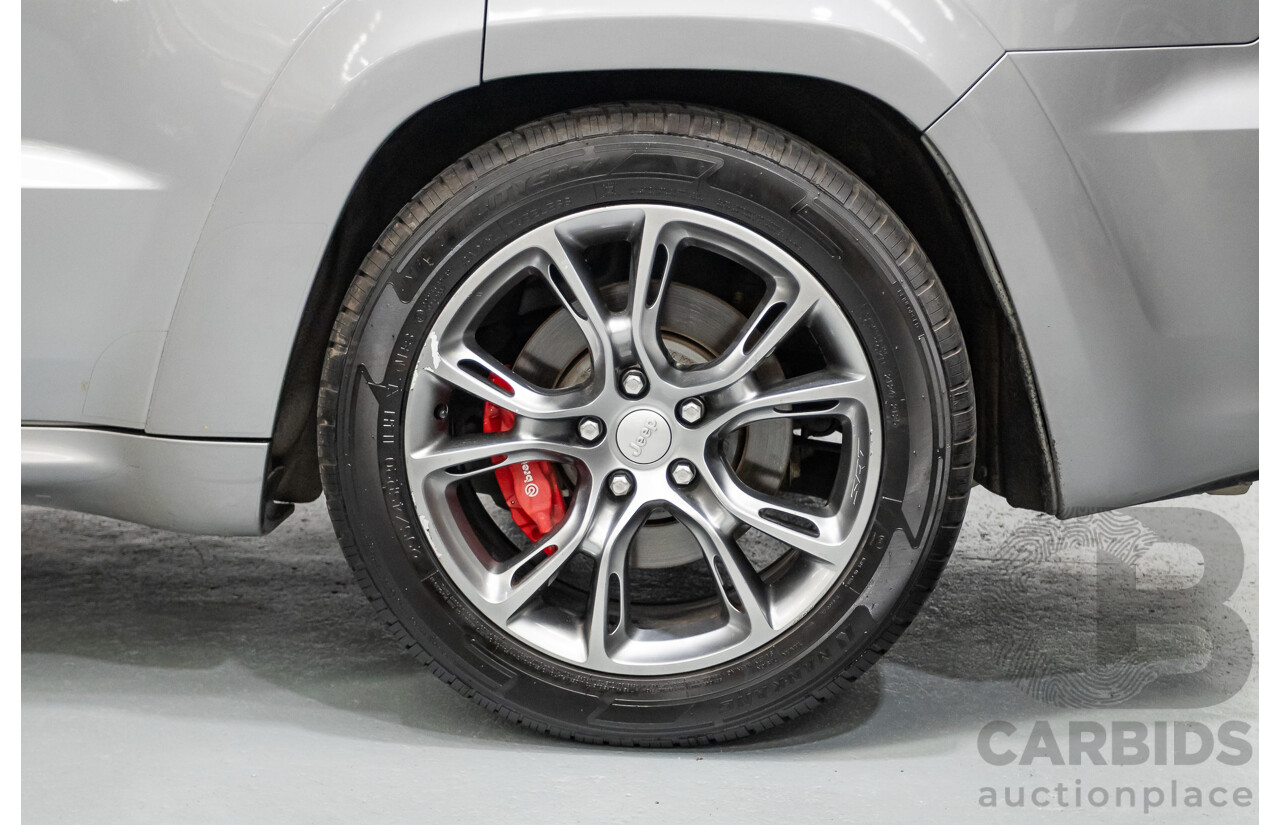 4/2015 Jeep Grand Cherokee SRT 8 (4x4) WK MY15 4d Wagon Billet Silver Metallic V8 6.4L - Modified