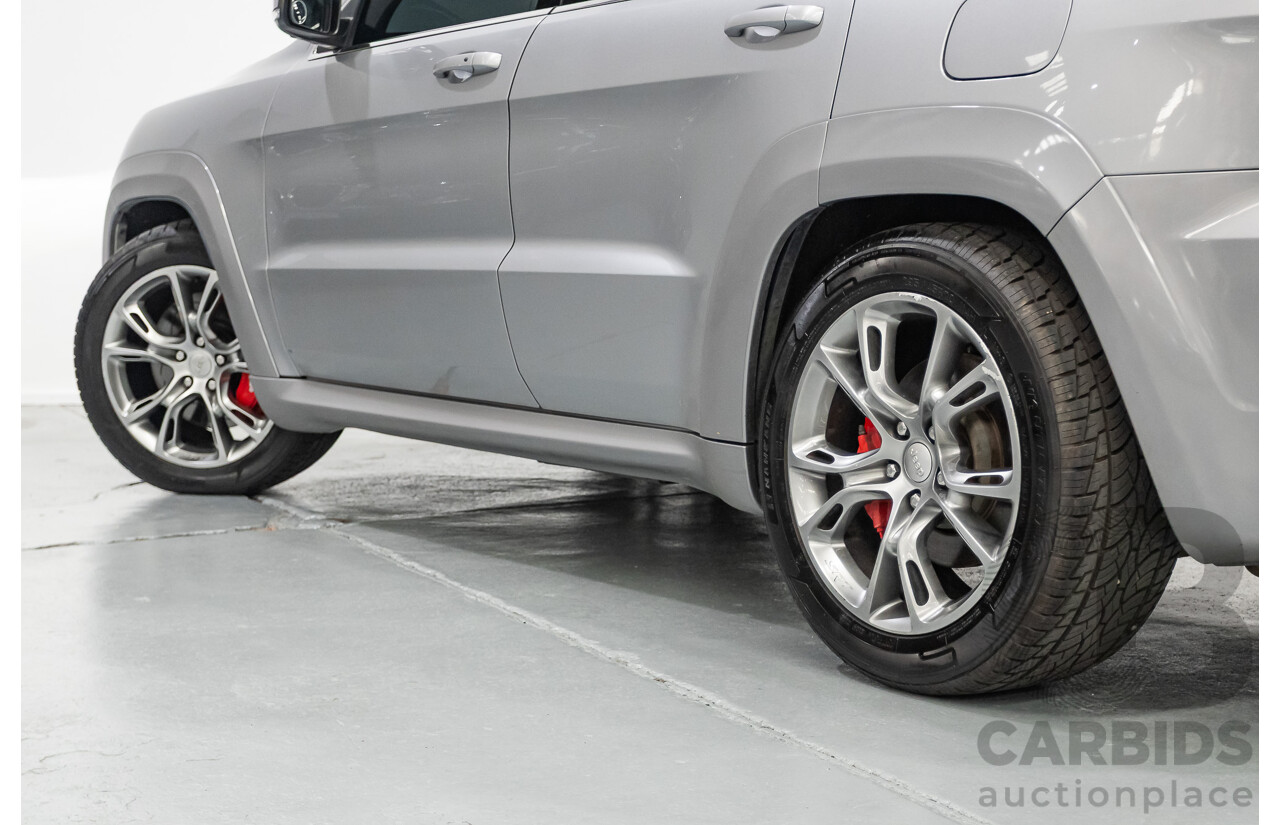 4/2015 Jeep Grand Cherokee SRT 8 (4x4) WK MY15 4d Wagon Billet Silver Metallic V8 6.4L - Modified