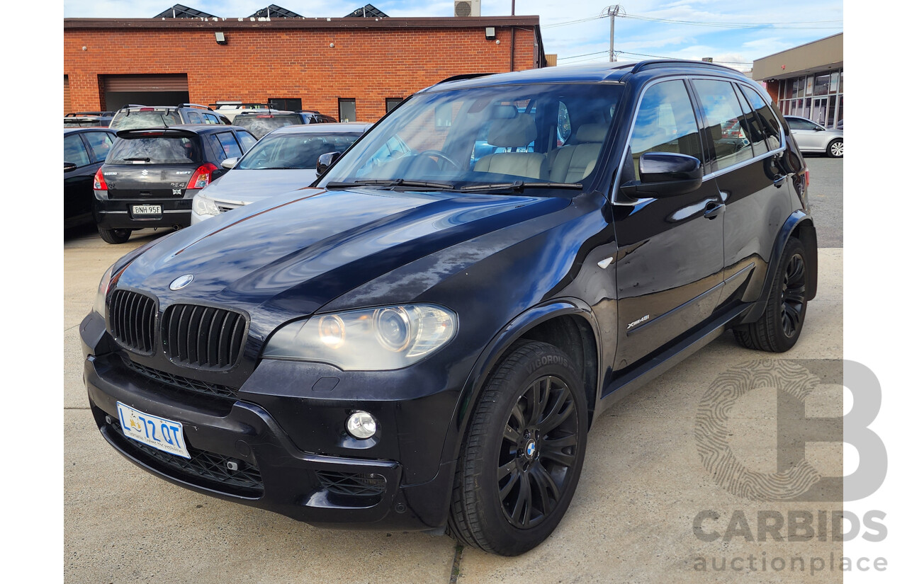 9/2009 Bmw X5 Xdrive 48i E70 MY09 4d Wagon Black 4.8L