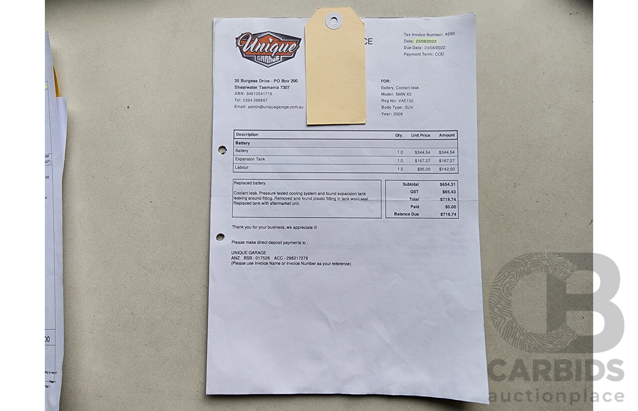 9/2009 Bmw X5 Xdrive 48i E70 MY09 4d Wagon Black 4.8L