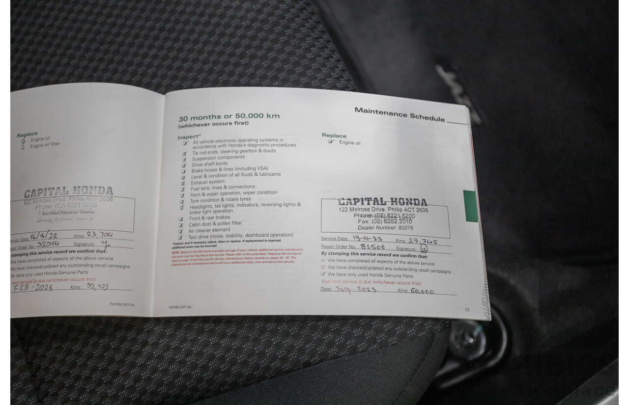 3/2020 Honda Jazz VTi GK MY20 5D Hatchback Rallye Red 1.5L