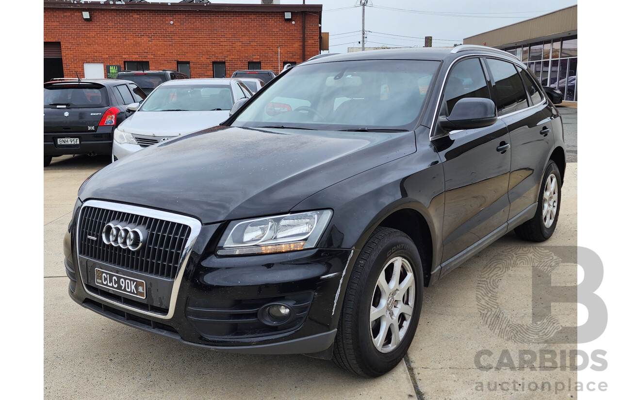 1/2010 Audi Q5 2.0 TDI Quattro 8R MY10 4d Wagon Black 2.0L