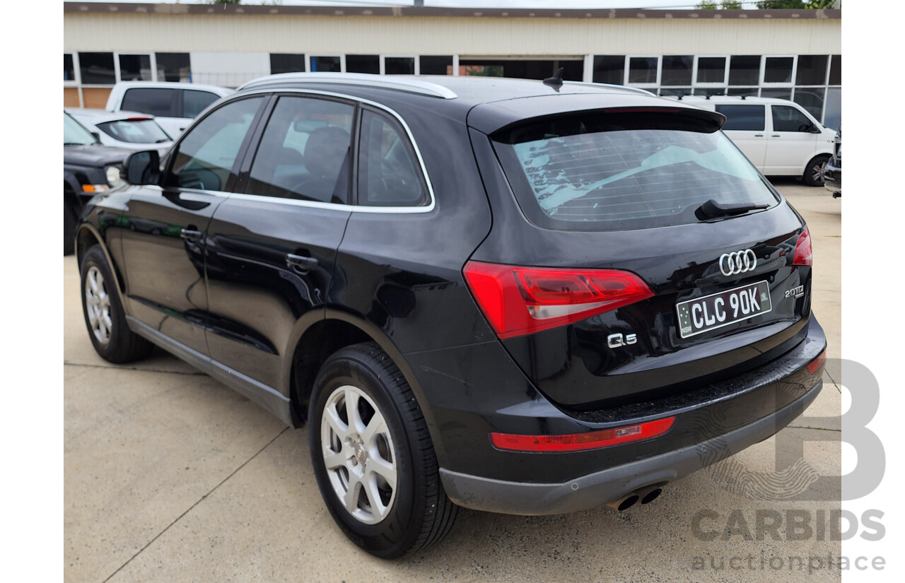1/2010 Audi Q5 2.0 TDI Quattro 8R MY10 4d Wagon Black 2.0L
