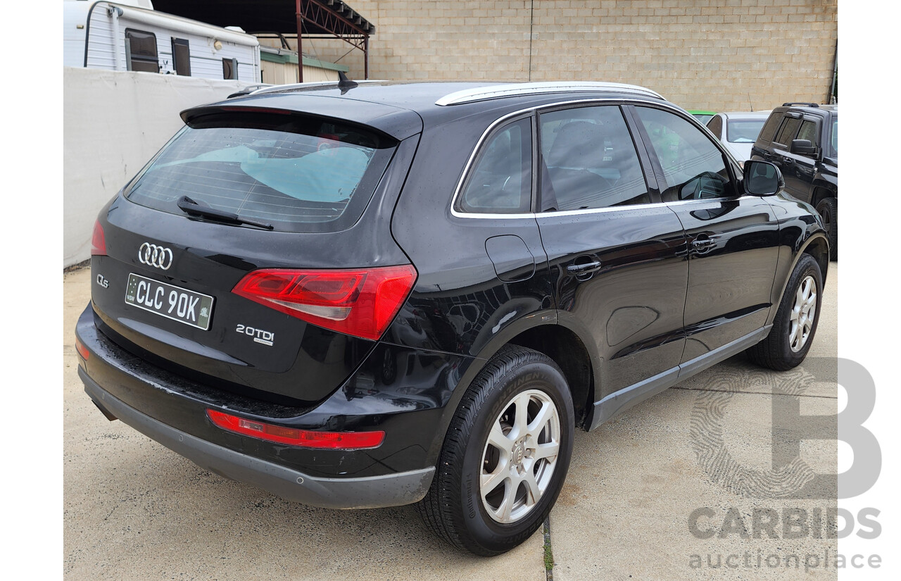 1/2010 Audi Q5 2.0 TDI Quattro 8R MY10 4d Wagon Black 2.0L
