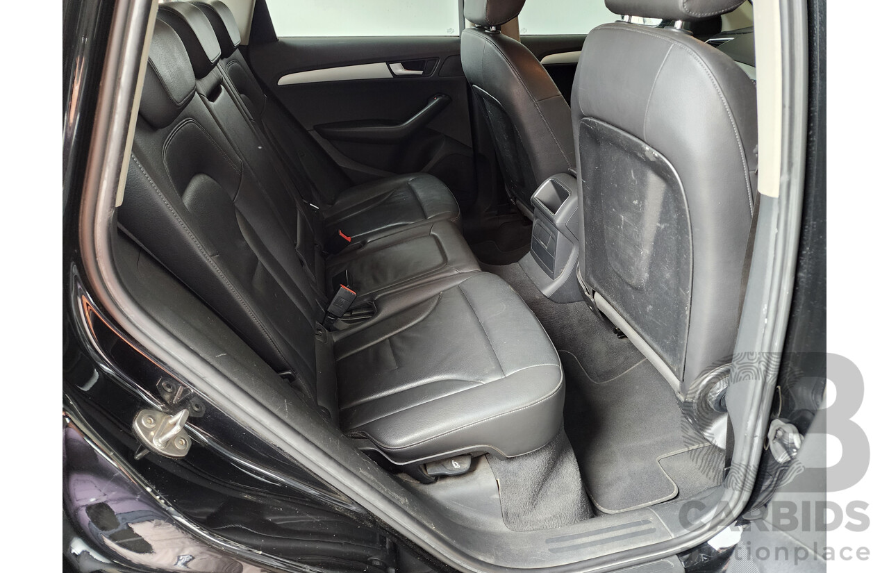 1/2010 Audi Q5 2.0 TDI Quattro 8R MY10 4d Wagon Black 2.0L