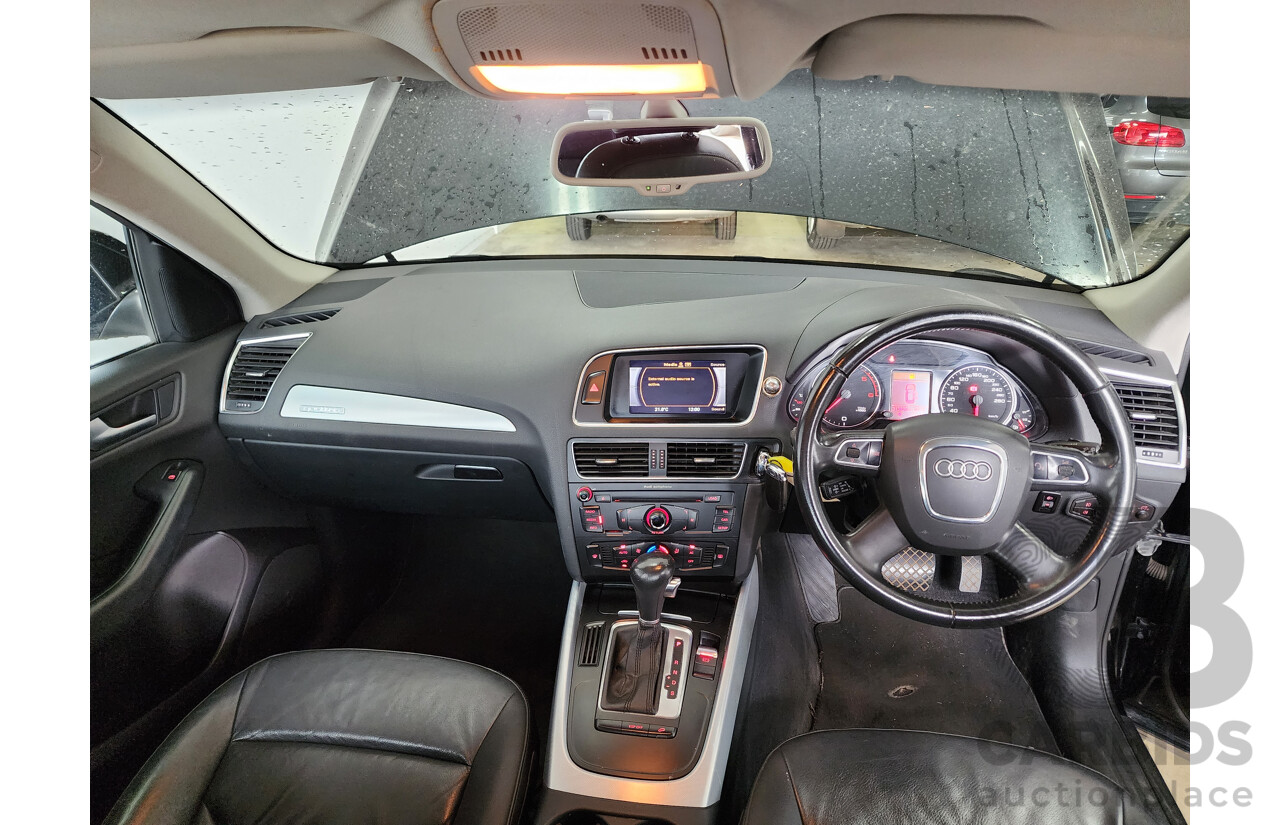 1/2010 Audi Q5 2.0 TDI Quattro 8R MY10 4d Wagon Black 2.0L