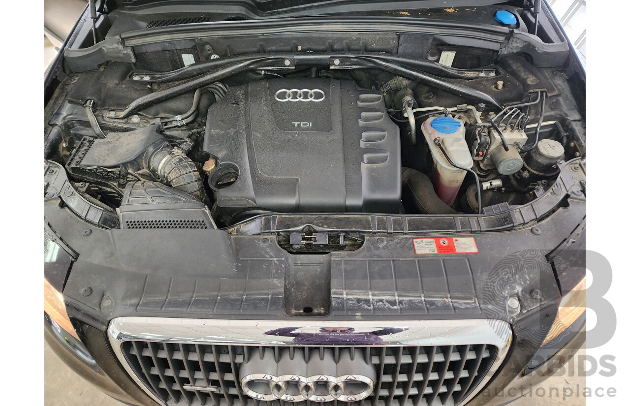 1/2010 Audi Q5 2.0 TDI Quattro 8R MY10 4d Wagon Black 2.0L