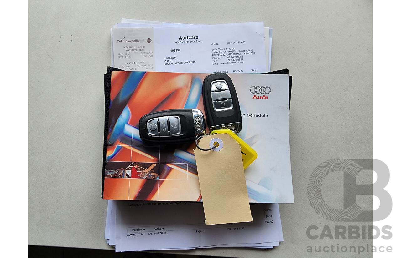 1/2010 Audi Q5 2.0 TDI Quattro 8R MY10 4d Wagon Black 2.0L