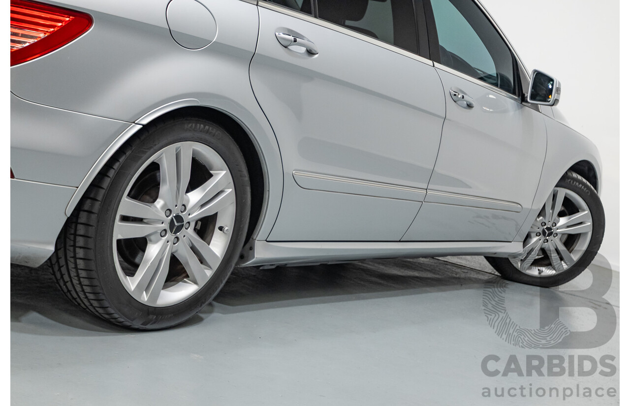 4/2012 Mercedes Benz R350 CDI (AWD) 251 MY12 4d Wagon Iridium Silver Metallic Turbo Diesel V6 3.0L - 7 Seater