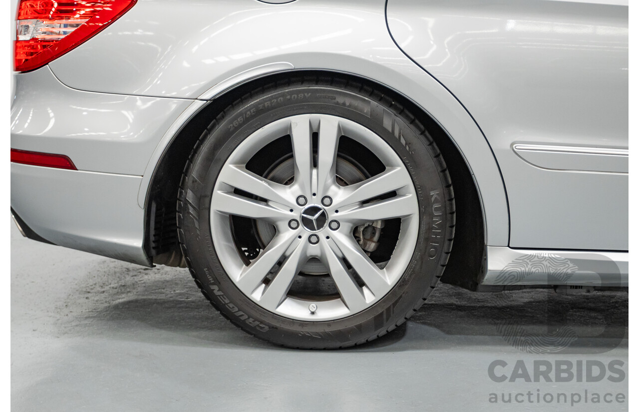 4/2012 Mercedes Benz R350 CDI (AWD) 251 MY12 4d Wagon Iridium Silver Metallic Turbo Diesel V6 3.0L - 7 Seater