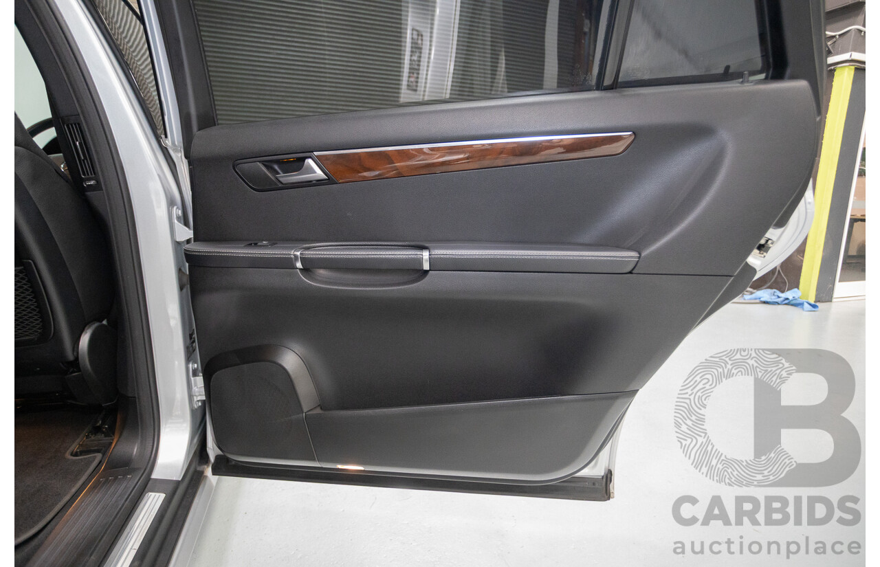 4/2012 Mercedes Benz R350 CDI (AWD) 251 MY12 4d Wagon Iridium Silver Metallic Turbo Diesel V6 3.0L - 7 Seater