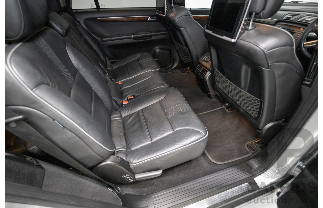 4/2012 Mercedes Benz R350 CDI (AWD) 251 MY12 4d Wagon Iridium Silver Metallic Turbo Diesel V6 3.0L - 7 Seater