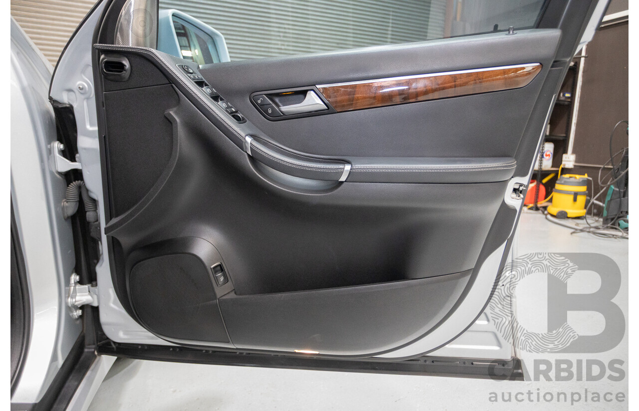 4/2012 Mercedes Benz R350 CDI (AWD) 251 MY12 4d Wagon Iridium Silver Metallic Turbo Diesel V6 3.0L - 7 Seater