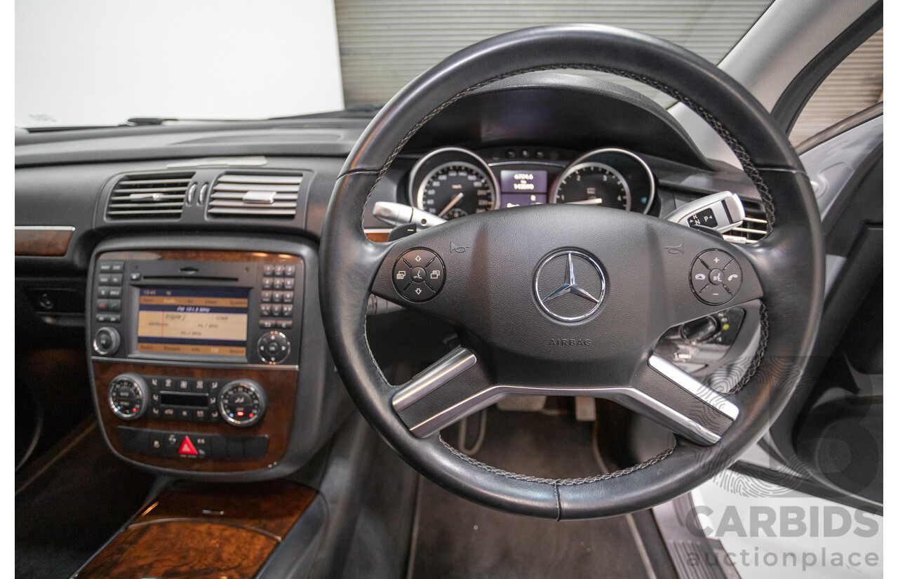 4/2012 Mercedes Benz R350 CDI (AWD) 251 MY12 4d Wagon Iridium Silver Metallic Turbo Diesel V6 3.0L - 7 Seater