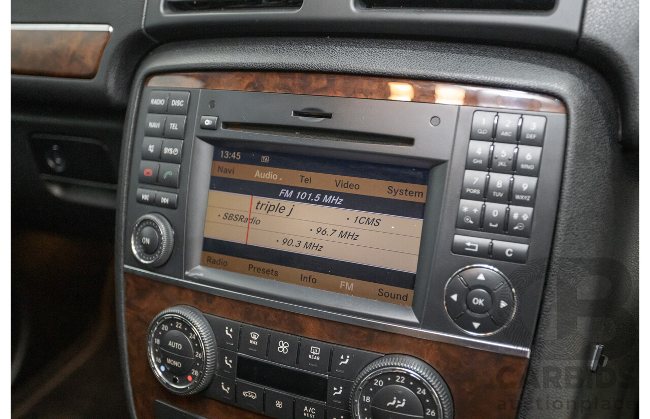 4/2012 Mercedes Benz R350 CDI (AWD) 251 MY12 4d Wagon Iridium Silver Metallic Turbo Diesel V6 3.0L - 7 Seater