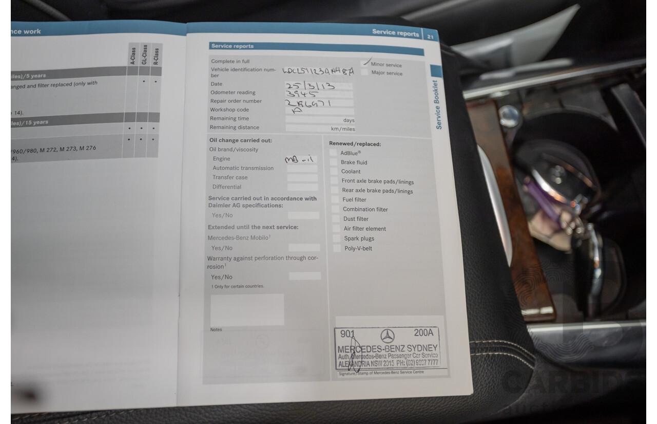 4/2012 Mercedes Benz R350 CDI (AWD) 251 MY12 4d Wagon Iridium Silver Metallic Turbo Diesel V6 3.0L - 7 Seater