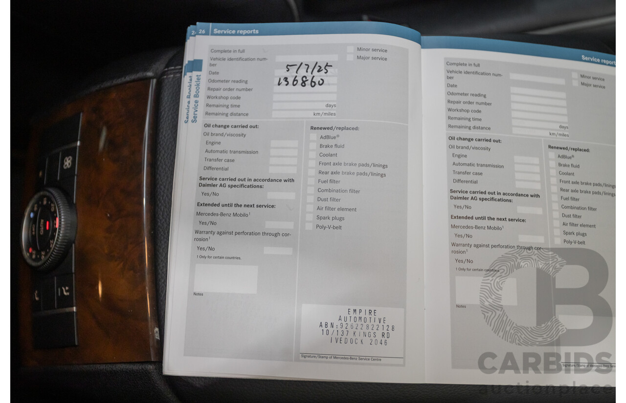 4/2012 Mercedes Benz R350 CDI (AWD) 251 MY12 4d Wagon Iridium Silver Metallic Turbo Diesel V6 3.0L - 7 Seater