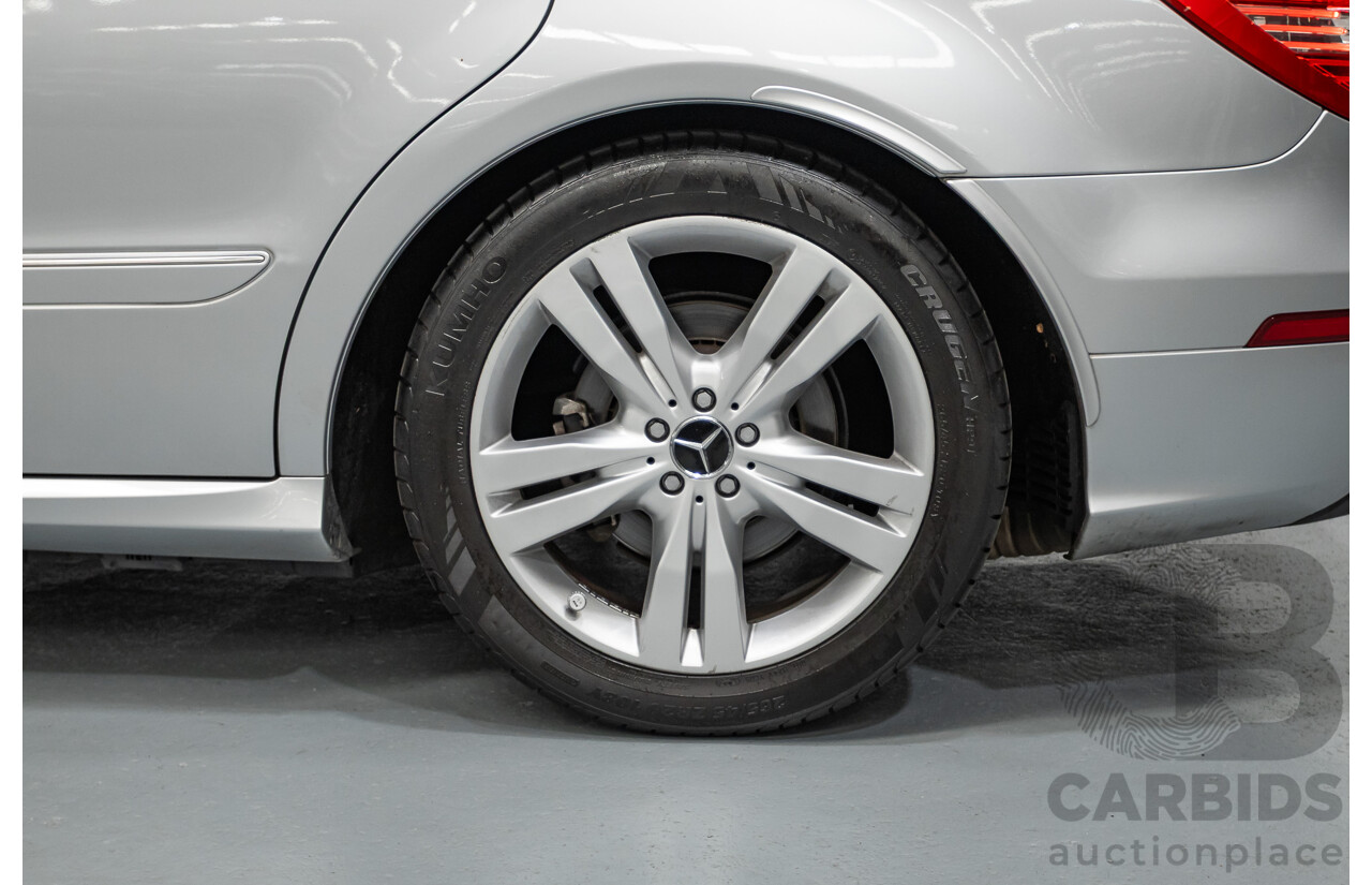 4/2012 Mercedes Benz R350 CDI (AWD) 251 MY12 4d Wagon Iridium Silver Metallic Turbo Diesel V6 3.0L - 7 Seater