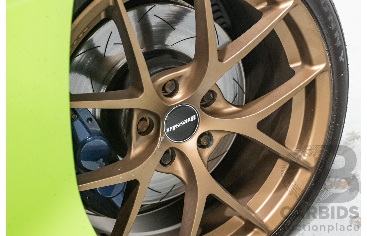 1/2017 BMW M240i F22 MY17 2d Coupe White / Wrapped Lime Green Turbo 3.0L