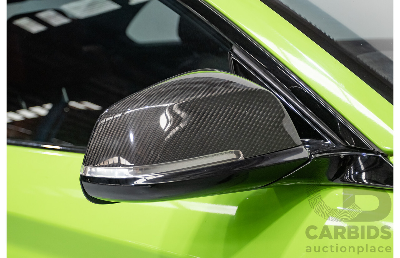 1/2017 BMW M240i F22 MY17 2d Coupe White / Wrapped Lime Green Turbo 3.0L