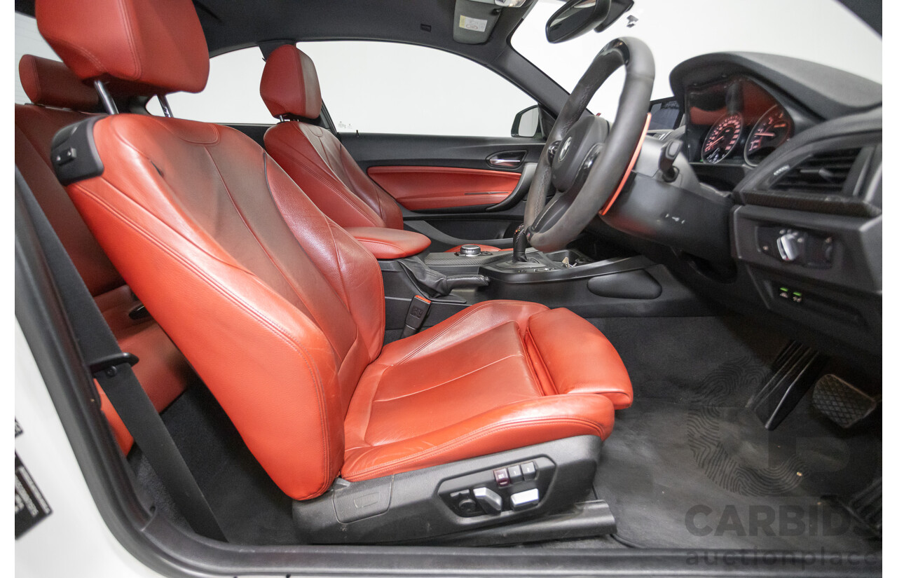 1/2017 BMW M240i F22 MY17 2d Coupe White / Wrapped Lime Green Turbo 3.0L