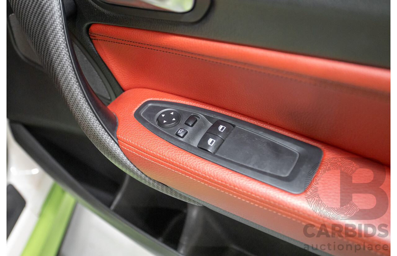 1/2017 BMW M240i F22 MY17 2d Coupe White / Wrapped Lime Green Turbo 3.0L