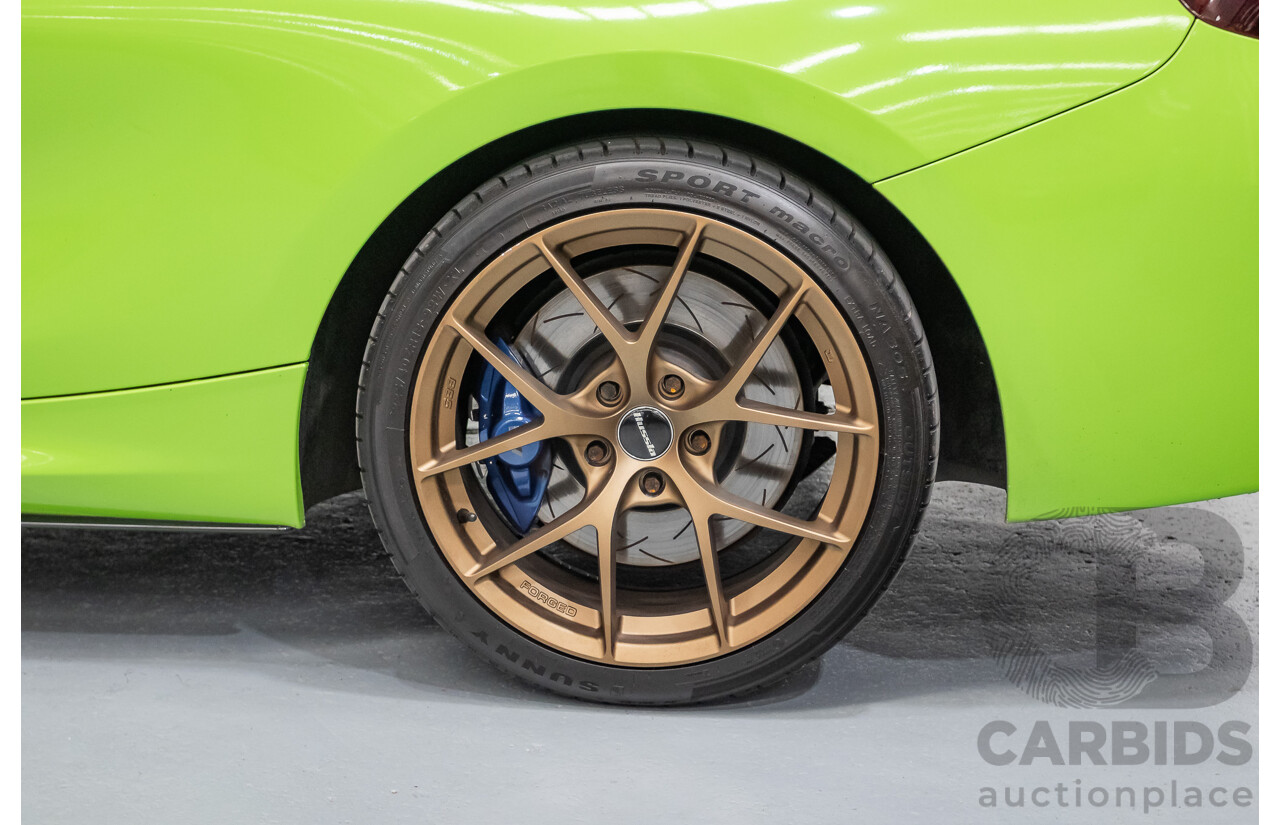 1/2017 BMW M240i F22 MY17 2d Coupe White / Wrapped Lime Green Turbo 3.0L