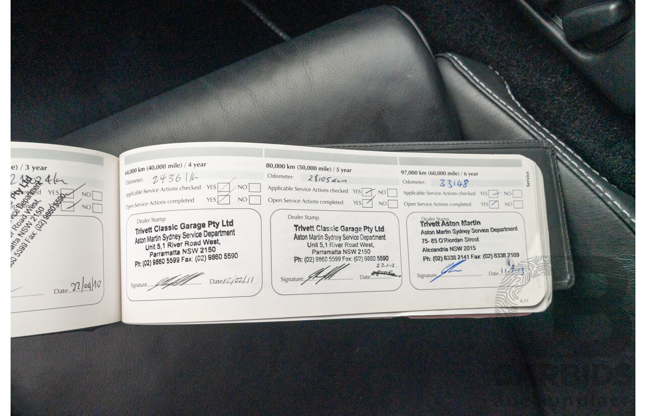 9/2006 Aston Martin V8 Vantage 2d Coupe Onyx Black Metallic 4.3L