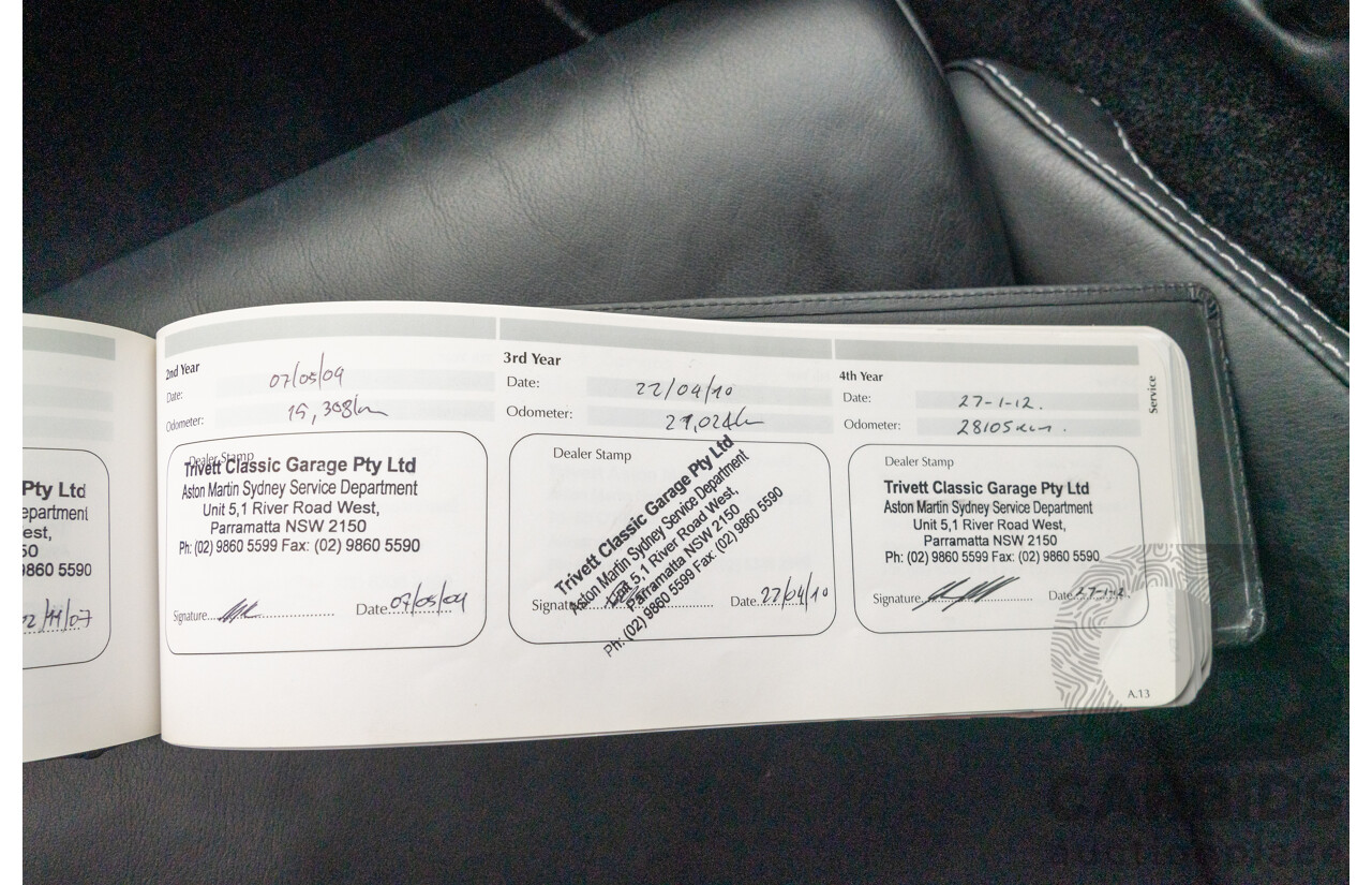 9/2006 Aston Martin V8 Vantage 2d Coupe Onyx Black Metallic 4.3L