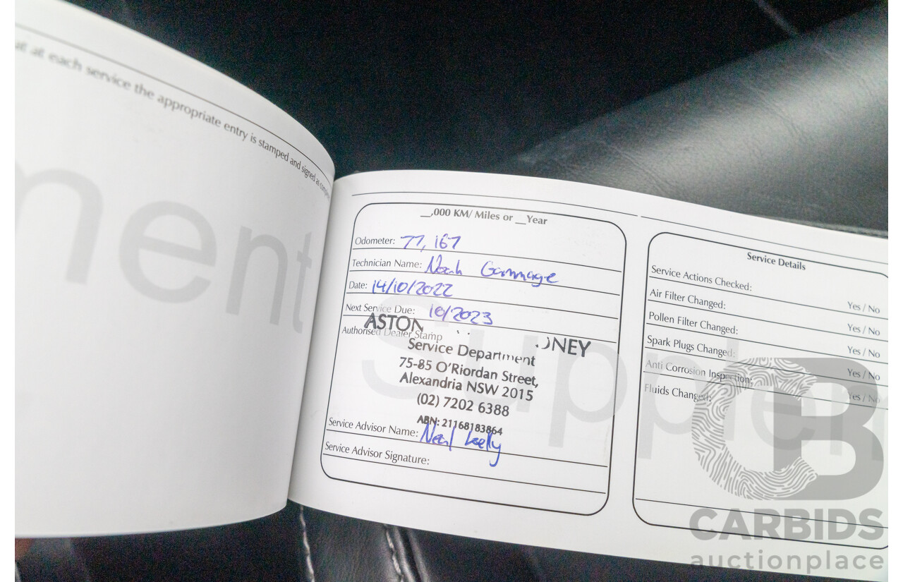 9/2006 Aston Martin V8 Vantage 2d Coupe Onyx Black Metallic 4.3L